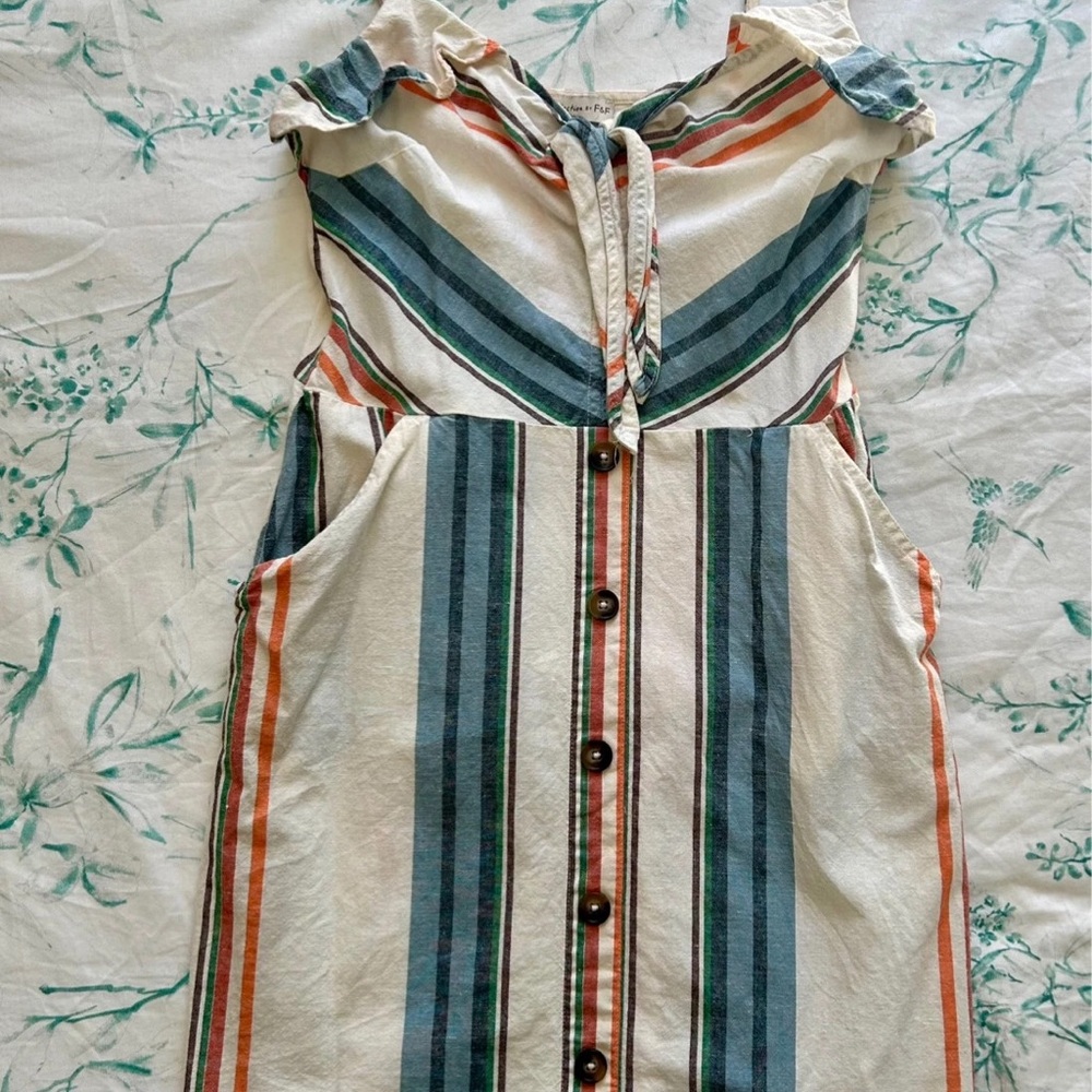 F&F Casual Collection Multicolor Striped Dress